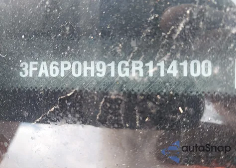 2016 Ford Fusion Se from USA, damaged, VIN 3FA6P0H91GR114100